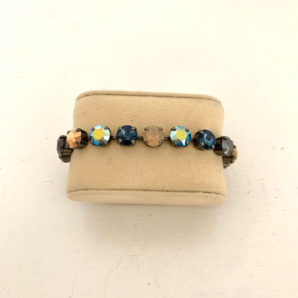Sabika Blue Tan Iridescent London Bracelet